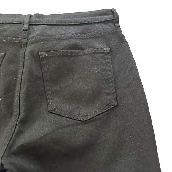 EVERLANE WAY-HIGH RAW HEM BLACK JEANS SIZE 32 - Picture 5 of 11